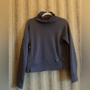 L.L Bean Pullover Top Coat Jacket Hoodie Women Size Small Purple